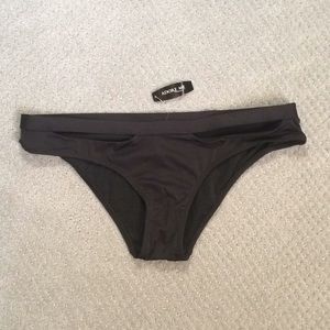 **SALE** S Adore Me Black Bikini Bottoms w/Cutouts